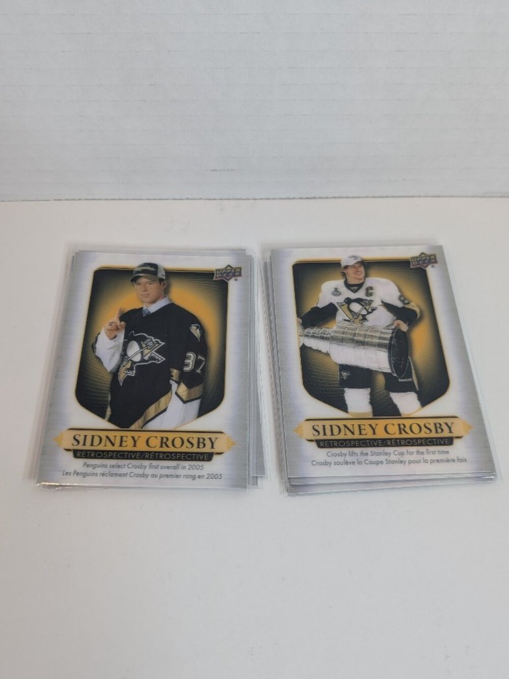 2024-2025 Tim Hortons Hockey Cards - Sidney Crosby Retro Complete 9 Card Set